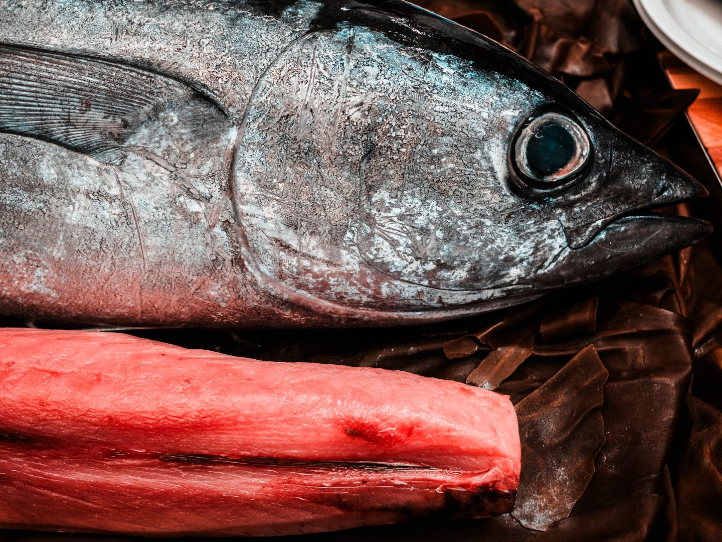 Plato de pescado de bajura preparado por el restaurante Jauregibarria durante la ponencia gastronómica en SSGastronomika 2025.