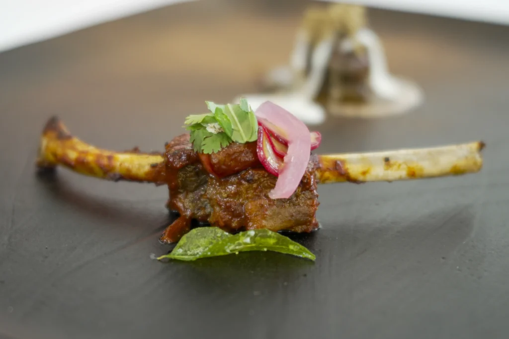 fotografía gastronómica plato gourmet del concurso de caza en Almagro hecha por AsitxoFilms
