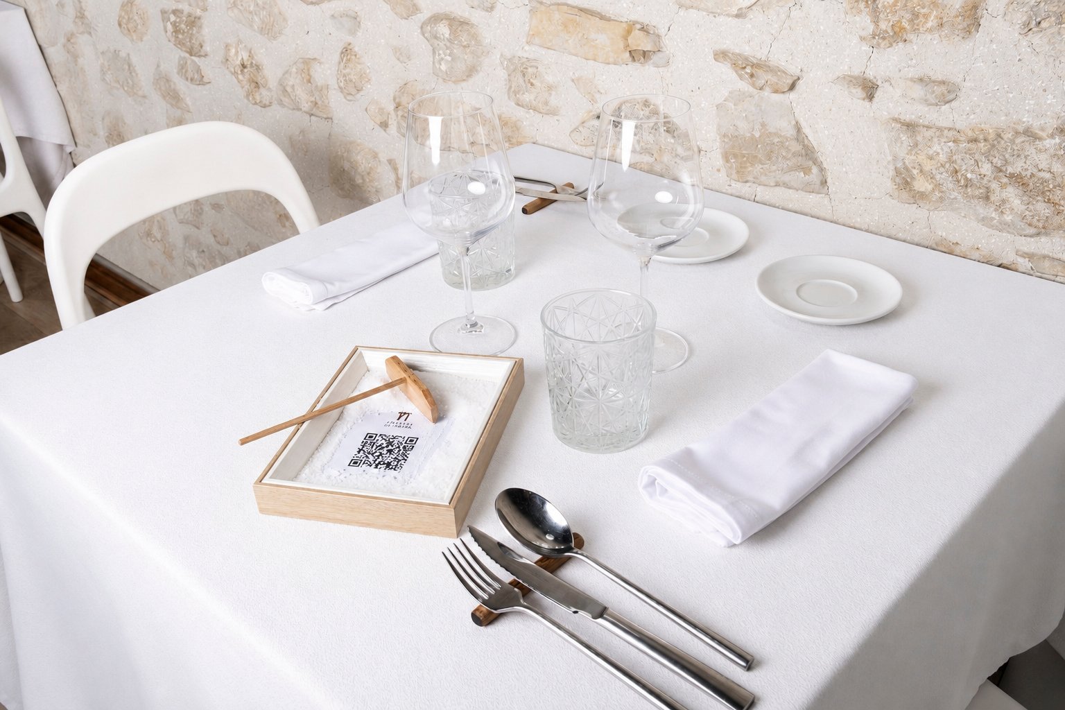 Fotógrafo gastronómico realizando reportaje para restaurante Palacio de Añana