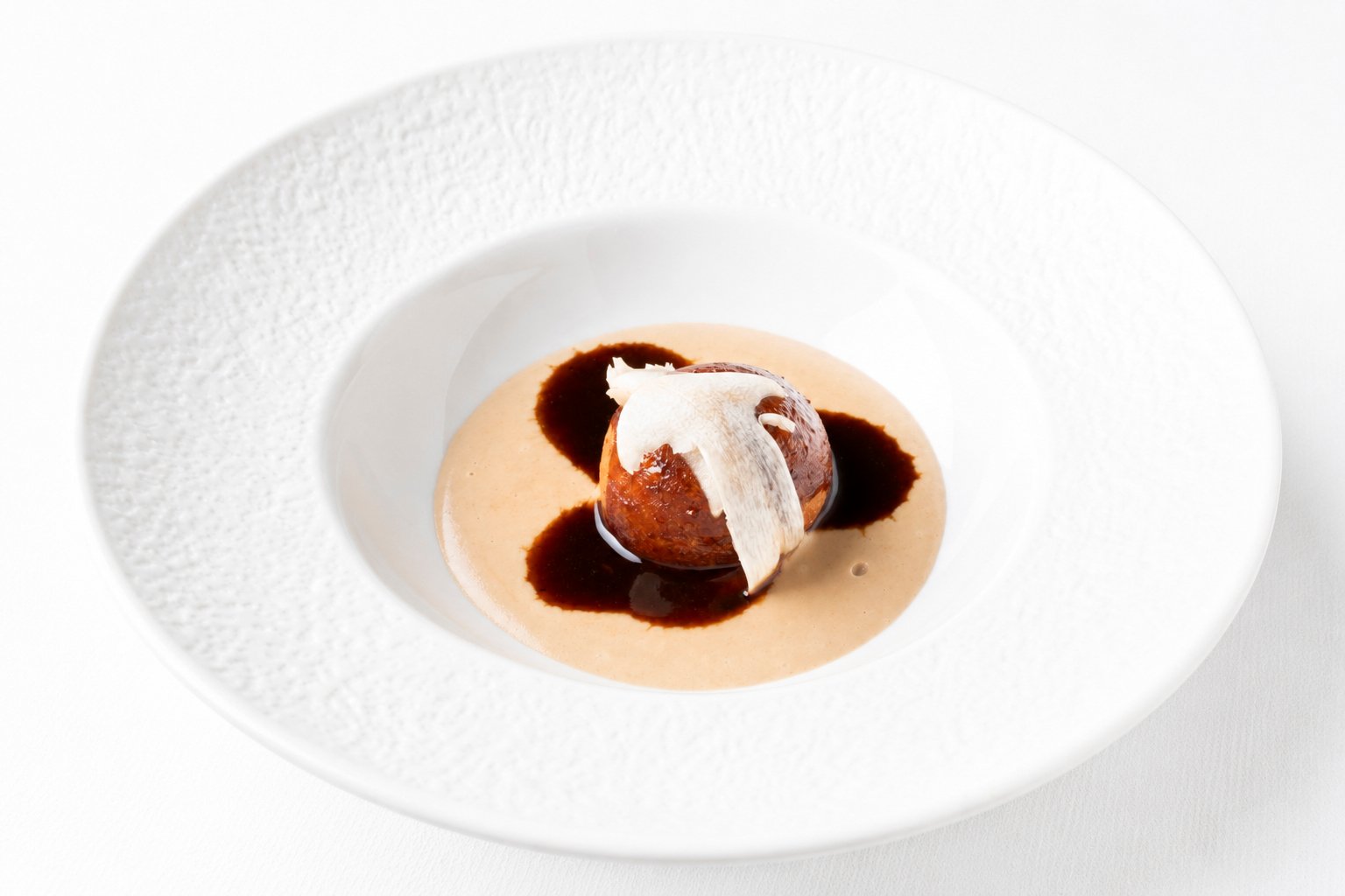 Plato de nueva carta fotografiado para restaurante Palacio de Añana